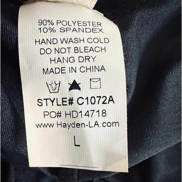 Intimately by Free People Long Sleeve Cross Cut Back into It Black TOP SZ LARGE - Picture 6 of 12